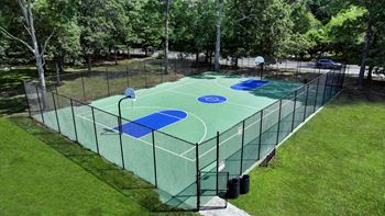 Basketball court and park